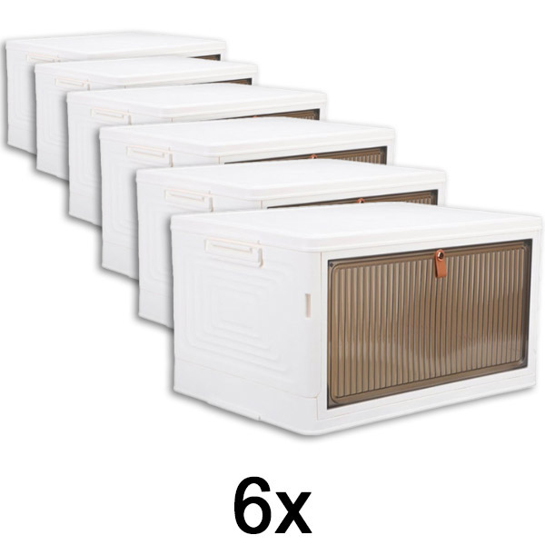 6x Caixa de arrumação com tampa | ORGABOX