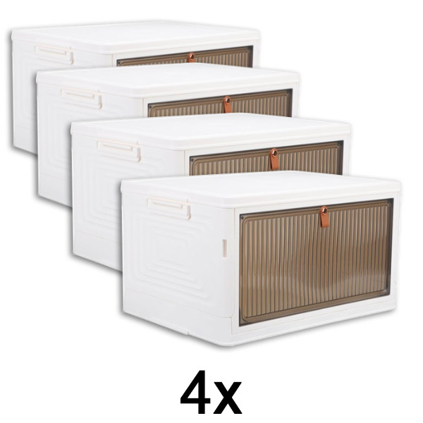 4x Caixa de arrumação com tampa | ORGABOX
