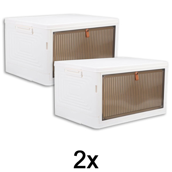 2x Caixa de arrumação com tampa | ORGABOX